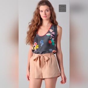 Rebecca Taylor 100% Silk Tank Top, Womens 4